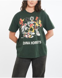 Vintage by The Real Deal - Pre Loved - Vintage 1993 Edina Hornets Looney Tunes Cartoon Tee