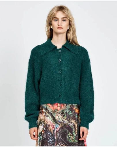 bul - Ruus Cardigan Green