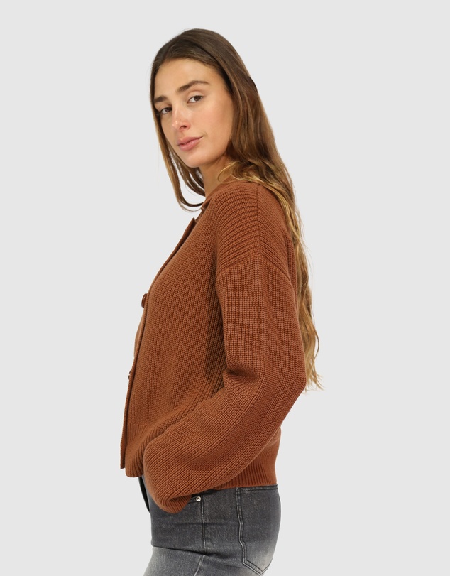 Belle & Bloom - Make It With You Buttoned Cardi Jacket