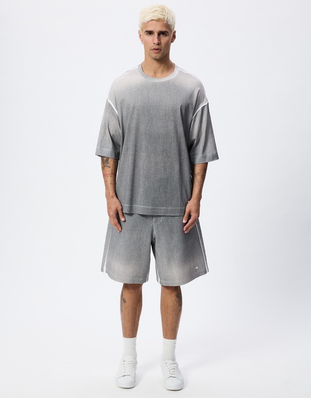 Emporio Armani - Double-Jersey Gradient Bermuda Shorts