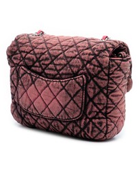 Pre-Loved by Azura Reborn - Pre-Loved Small Square CC Quilted Denimpression Single Flap