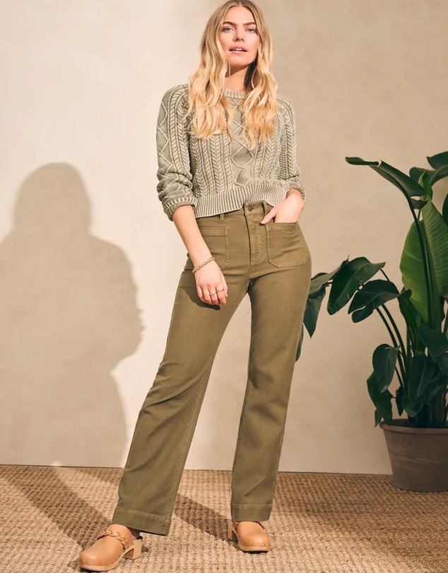 Faherty - Stretch Terry Patch Pocket Pant