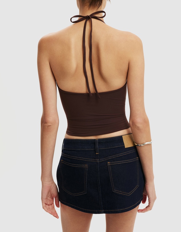 Cotton On - Micro Low Denim Skirt