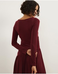 Atmos&Here - Rae Long Sleeve Maxi Dress