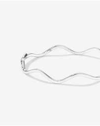 Michael Hill - Wave Bangle in Sterling Silver