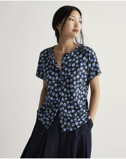 Seasalt - Seasalt Cornwall Navy Tor Grass Top