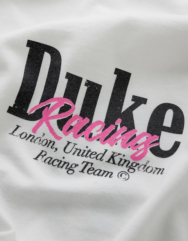 Duke + Dexter - Alpine Formula One Team Pit Stop Vintage White T-Shirt