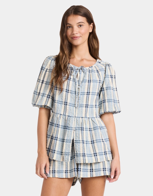 Roxy - Womens Dyland Check Blouse