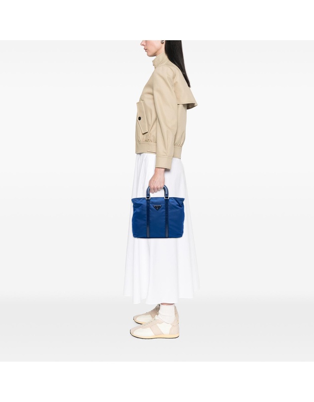 Pre-Loved by Azura Reborn - Pre-Loved Vitello Trimmed Tessuto Satchel