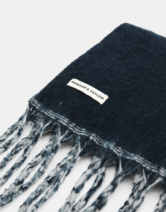 Morgan & Taylor - Hannah Reversible Scarf in Navy Blue