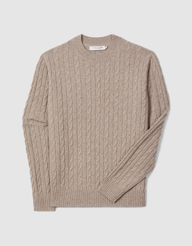 R.M.Williams - Jones Lambswool Cable Knit