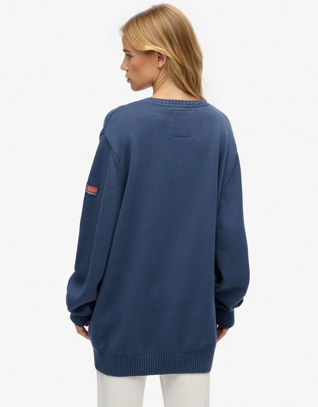 Superdry - Oversized V Neck Jumper