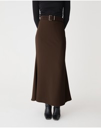 Forcast - Caris Flared Maxi Skirt