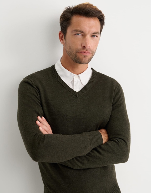 Sportscraft - Merino V Neck Knit