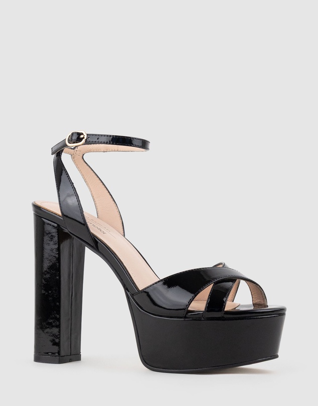 Edward Meller - RACHEL125 Crossover Platform Sandal
