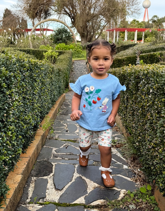 Purebaby - Ruffle Tee-Kids-Babies