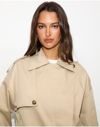 Dazie - Muse Trench Bomber Jacket