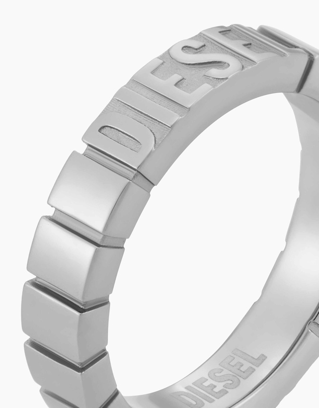 Diesel - Diesel Font Silver Tone Ring
