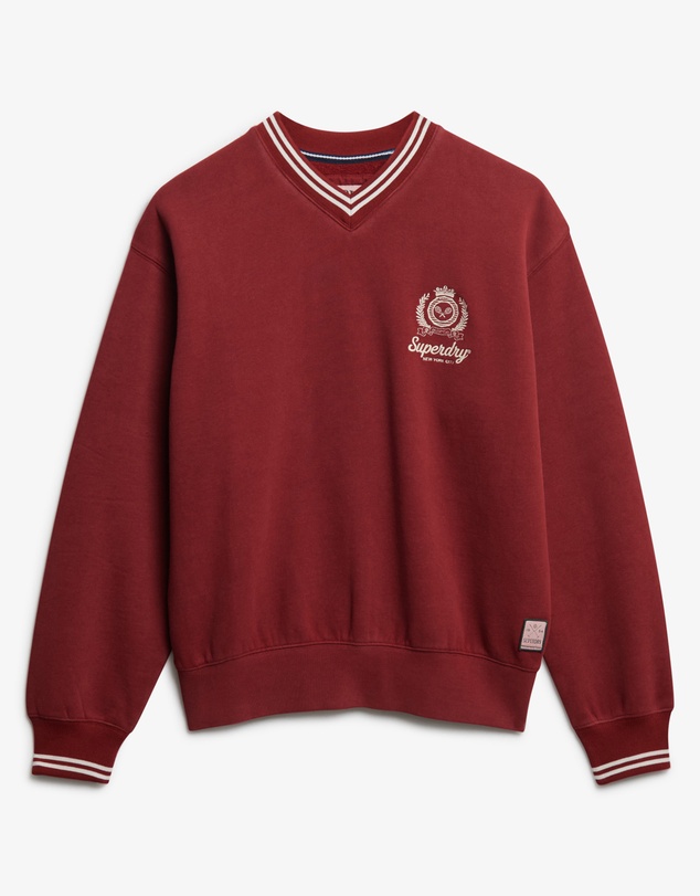 Superdry - Country Club Loose V Crew