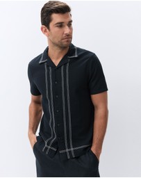 UNISON - Embroidered Bowler Regular Fit Shirt