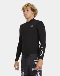 RVCA - Mens 2mm Balance Back Zip Long Sleeve Wetsuit Top