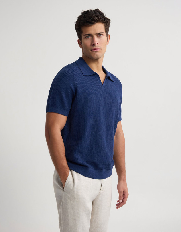 Oxford - Marc Ribbed Polo