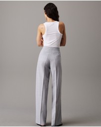 Calvin Klein - Wool Blend Straight Leg Pants