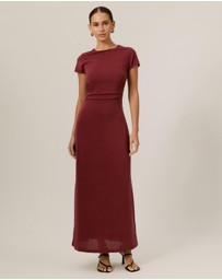 Tussah - Hope Ruched Maxi Dress