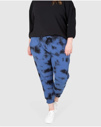 Love Your Wardrobe - Kelli Tie Dye Joggers