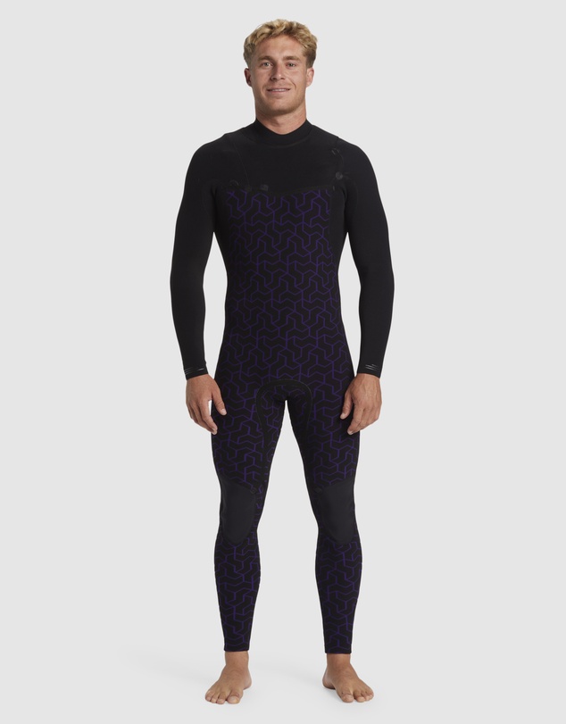 Billabong - Mens 3/2mm Furnace Natural Chest Zip Steamer Wetsuit