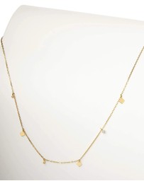 Luna Rae - Solid Gold - Mirrored Stars Necklace