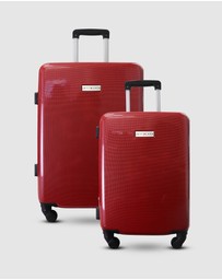 JETT BLACK - Carbon Red Series Short Stay Set