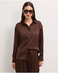 The Fated - Josephine Satin Shirt