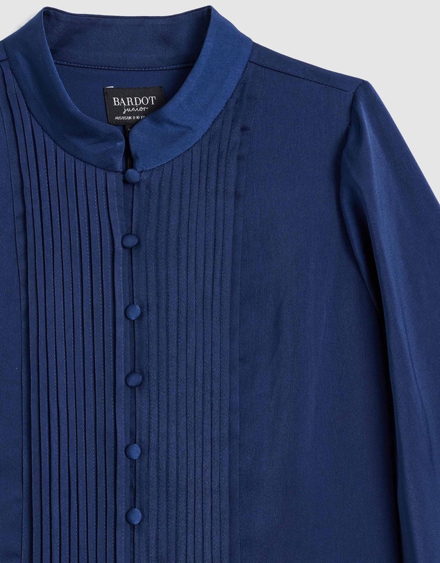 Bardot Junior - Anie Satin Shirt Dress - Kids-Teens