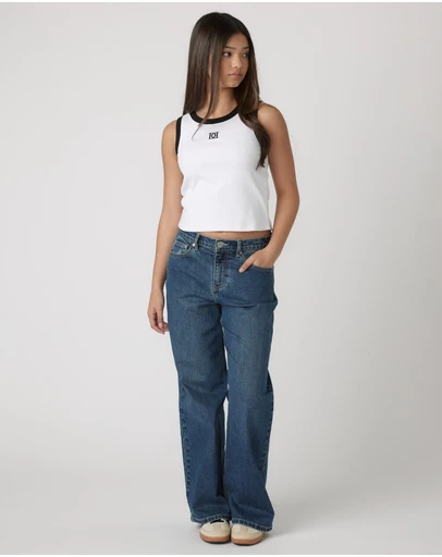 Decjuba Kids - Harper Monogram Tank Top - Teens