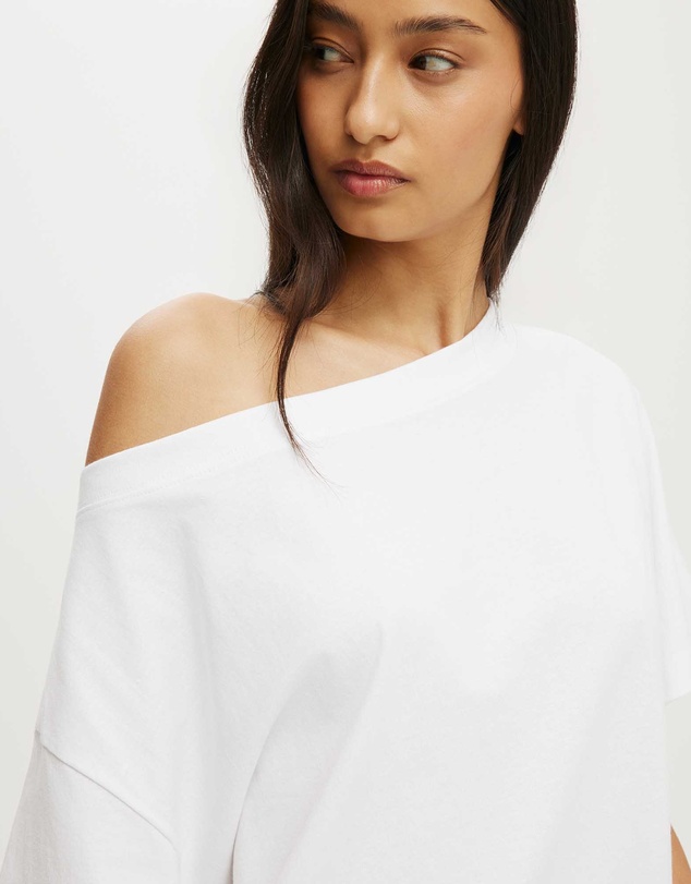 Cotton On - Boxy Off Shoulder Short Sleeve Tee