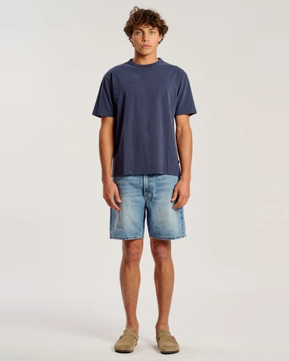 Rolla's - Ezy Denim Shorts - Byron Blue