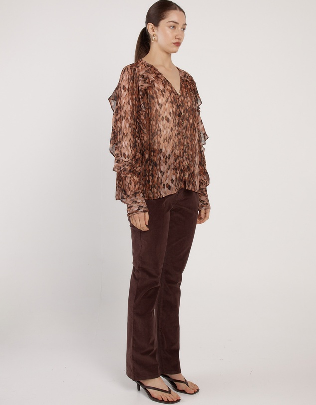 Fate + Becker - Odette Ruffle Blouse