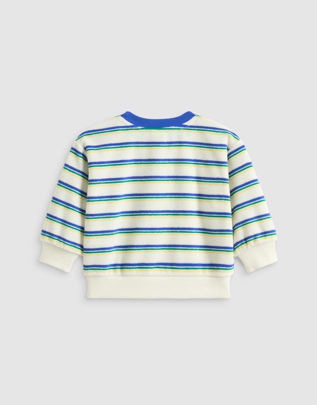 Seed Heritage - Stripe Towelling Sweat