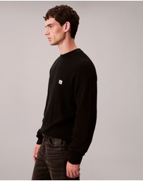 Calvin Klein Jeans - Waffle Cotton Monogram Jumper