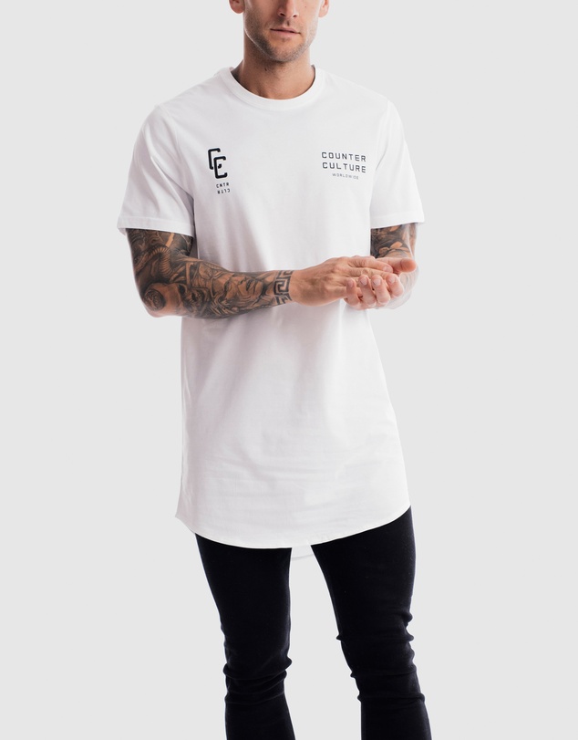 Counter Culture - Classify Curved Hem Tee