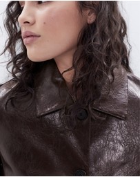 UNISON - Collared Patent Jacket