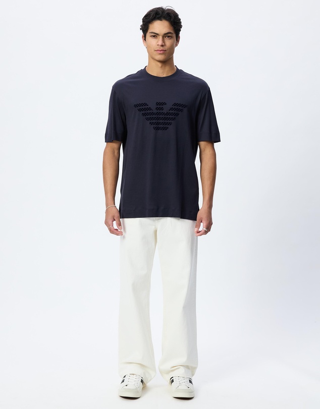 Emporio Armani - Maxi Flock Logo T-Shirt