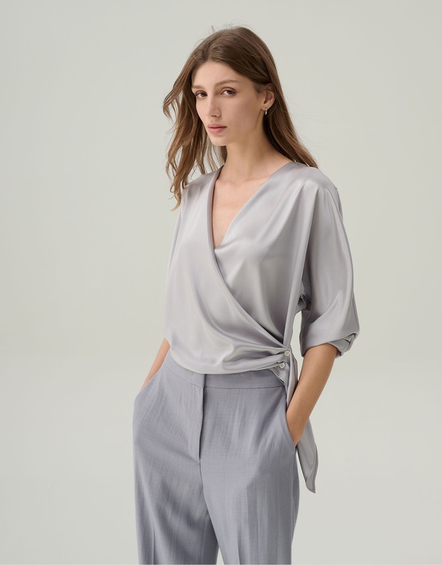 IDA+S - Eliza Silk Suit Pants