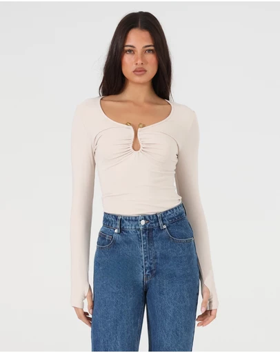 Madison The Label - Leanne L/S Top