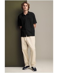 NEXT - Heavyweight Textured Short Sleeved Jersey 100% Cotton Shirt