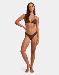 Roxy - Womens Aruba High Leg Cheeky Bikini Bottom
