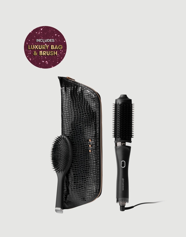 ghd - duet blowdry 2 in 1 Hair Dryer Brush Gift Set in Black (Valued at $702)