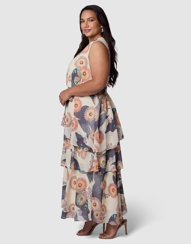 Pink Dusk by Curve Project - Wild Nights Maxi Dress