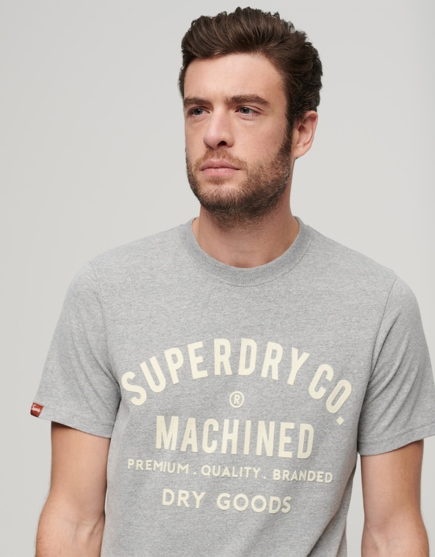 Superdry - Workwear Flock Graphic T-Shirt